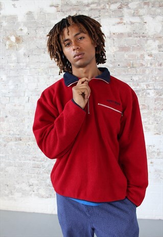 VINTAGE NAUTICA 1/4 ZIP FLEECE
