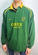 Vintage Nike South Africa Springboks Rugby Union Shirt 