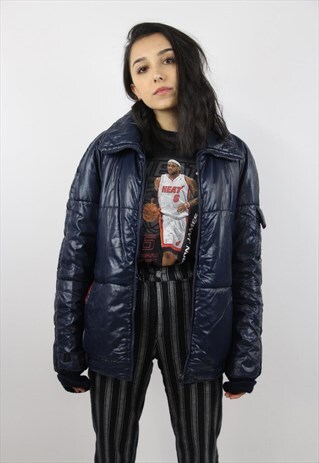 VINTAGE ELLESSE 90'S NAVY PADDED JACKET