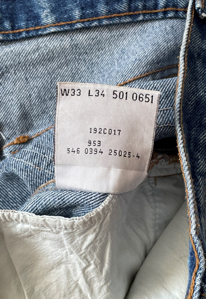 Levis 501 hotsell w33 l34