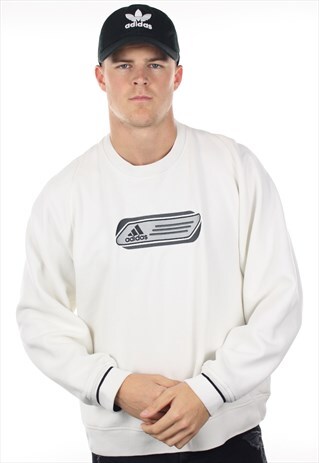VINTAGE ADIDAS BIG LOGO SWEATSHIRT JUMPER