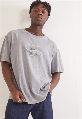 VINTAGE NAUTICA T-SHIRT GREY
