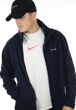 VINTAGE BERGHAUS ZIP UP FLEECE BLUE