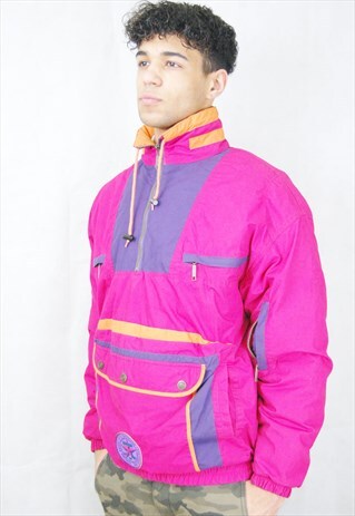 MINT CONDITION CRAZY SKI PUFFER JACKET/WINDBREAKER (1990'S)