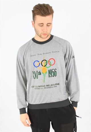 ADIDAS VINTAGE OLYMPIC RARE 1956 SPORTS SWEATSHIRT