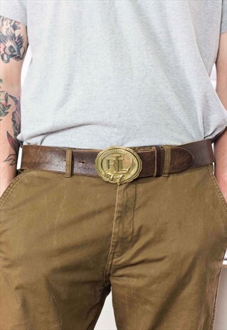VINTAGE RALPH LAUREN BELT BUCKLE 90S X 9.3