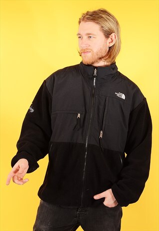 VINTAGE NORTH FACE FLEECE JACKET BLACK