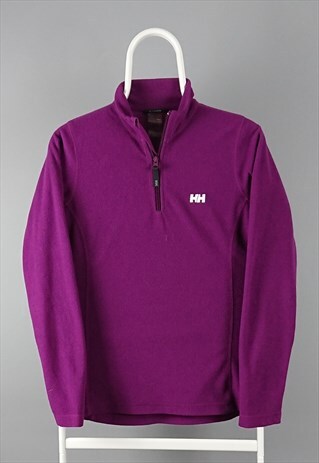 VINTAGE HELLY HANSON QUARTER ZIP FLEECE SIZE MEDIUM