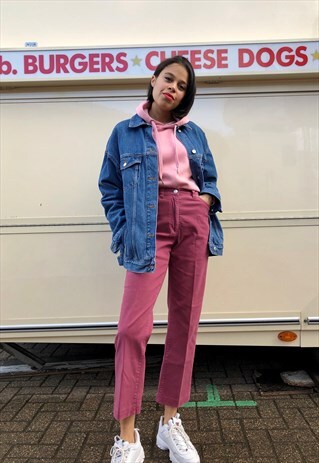 VINTAGE MAROON CHINOS/JEANS