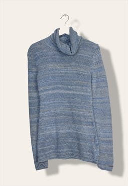 Vintage Columbia Jumper Turtle neck in Blue XS