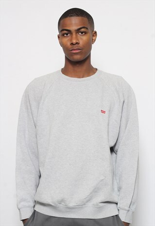 VINTAGE LEVIS LOGO SWEATSHIRT GREY