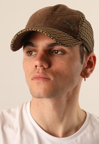 VINTAGE PUMA HOUNDSTOOTH CAP