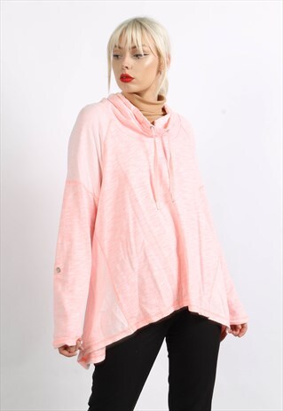 VINTAGE CALVIN KLEIN OVERSIZE HOODIE PINK