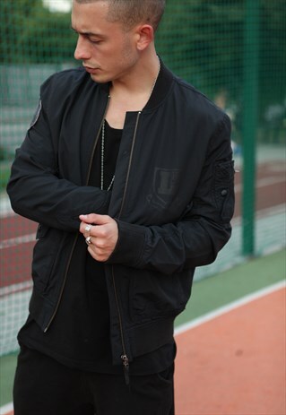 VINTAGE LEVI'S BOMBER JACKET BLACK