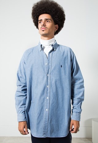 VINTAGE POLO RALPH LAUREN SHIRT / S4835