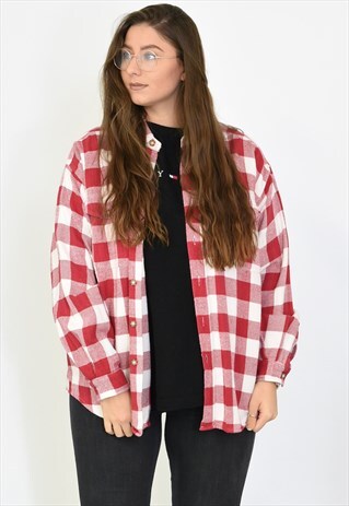 VINTAGE CHECK FLANNEL SHIRT /BVF1413