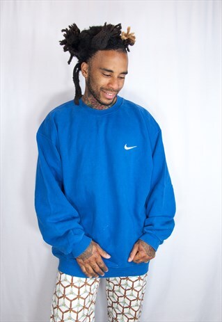 NIKE VINTAGE BLUE SWEATSHIRT