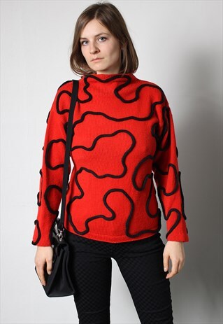 90'S EXCLUSIVE RETRO ORNAMENT SWEATER