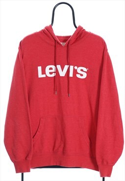 Vintage Levis Red Spellout Hoodie