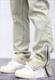 BLUE WASHED CARGO DENIM JEANS PANTS TROUSERS 