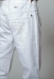 VINTAGE BOOTCUT STRAIGHT FIT EMBROIDERED MEN JEANS IN WHIT