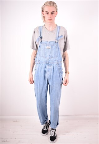 LEVI'S MENS VINTAGE DENIM DUNGAREE MEDIUM BLUE 90S