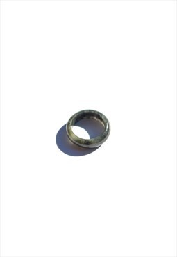 Grey jade ring