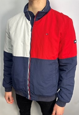 Vintage Tommy Jeans quilted bomber jacket