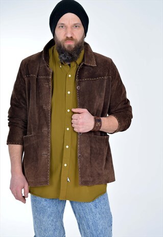 VINTAGE 90'S REAL LEATHER JACKET