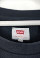 VINTAGE LEVI'S SWEATSHIRT OLD SCHOOL IN WHITE L