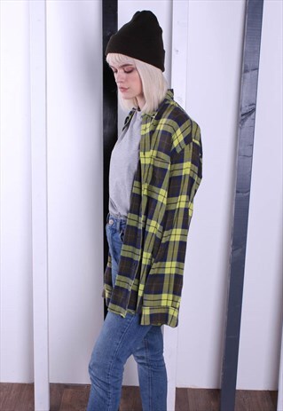 VINTAGE 90S PLAID / FLANNEL SHIRT. SKATER/GRUNGE UNISEX.