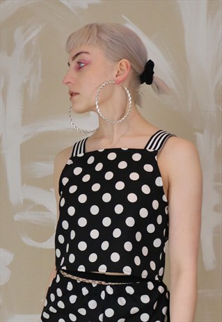 POLKA DOT CROP TOP