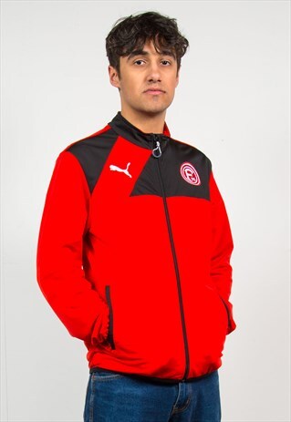 PUMA RED TRACKSUIT JACKET TOP