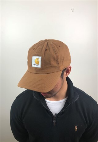 VINTAGE BROWN CARHARTT CAP