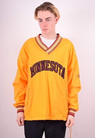 CHAMPION MINNESOTA MENS VINTAGE MINNESOTA TRACKSUIT TOP LARG