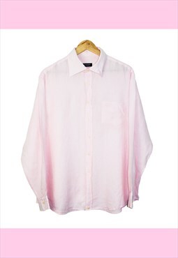 Vintage 90's Pink Burberry Party Shirt 