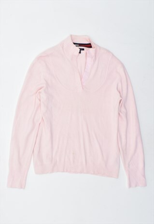 VINTAGE 90'S TOMMY HILFIGER JUMPER SWEATER PINK