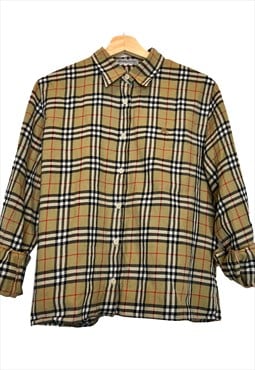Vintage Burberry novacheck shirt for women, Size M