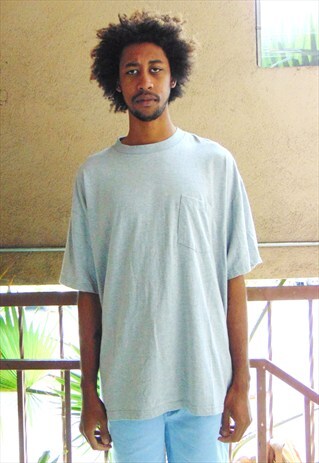 90S CLASSIC SKATER SPORTSWEAR LIGHT GREY TEE SHIRT XXL