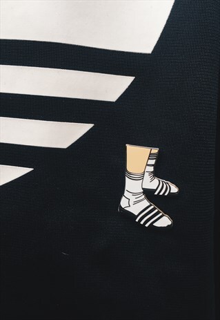 ENAMEL PIN SOCKS WITH SLIPPERS