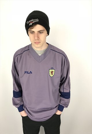 90S VINTAGE FILA SCOTLAND GOALKEEPER JERSEY