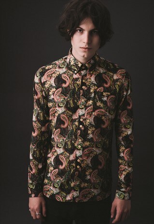 MENS PSYCHEDELIC PAISLEY SHIRT