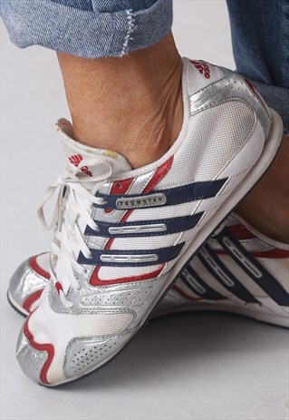 ADIDAS TECHSTAR TRAINERS RARE UK 7.5 (HK4T)
