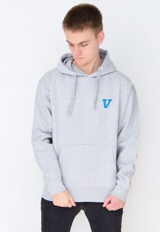 GREY V (BLUE) HOODIE