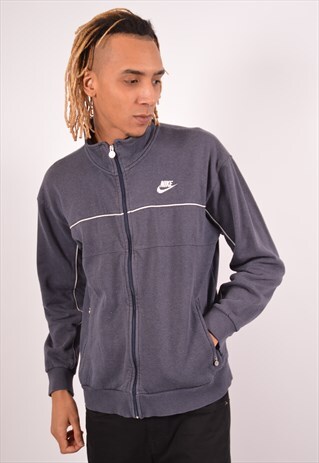 Vintage Nike Tracksuit Top Jacket Blue | Messina Hembry Clothing | ASOS ...