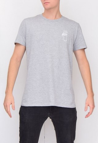 GREY FRESH AS F-CK (WHITE) T-SHIRT