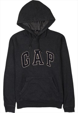 Vintage 90's Gap Hoodie Spellout Pullover Navy Blue XSmall