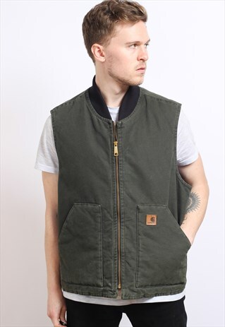 VINTAGE CARHARTT GILET JACKET