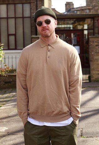 00S HUGO BOSS POLO COLLAR JUMPER