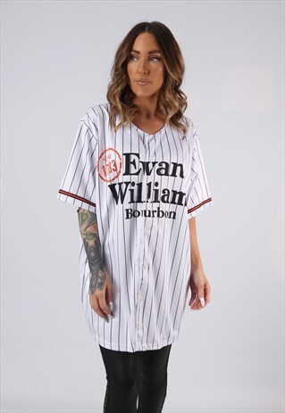 VINTAGE BASEBALL SPORTS JERSEY TOP UK 18 - 20 XXL (FA5W)